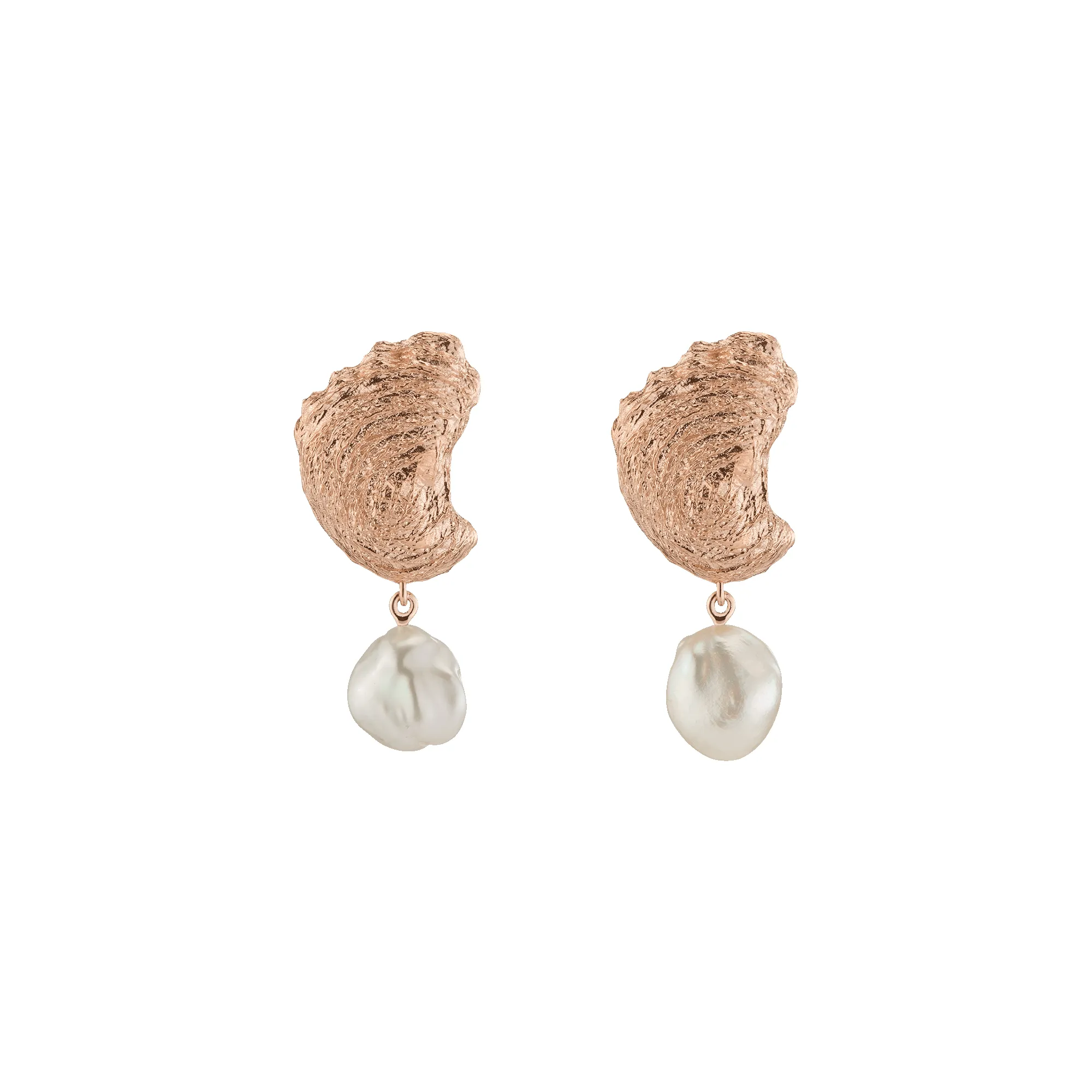 AURATE X KERRY: Venus Organic Pearl Gold Earring Large sold by Aurate product image thumbnail 2