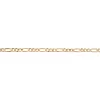 Large Gold Figaro Chain Anklet sold by Aurate