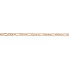 Large Gold Figaro Chain Anklet sold by Aurate