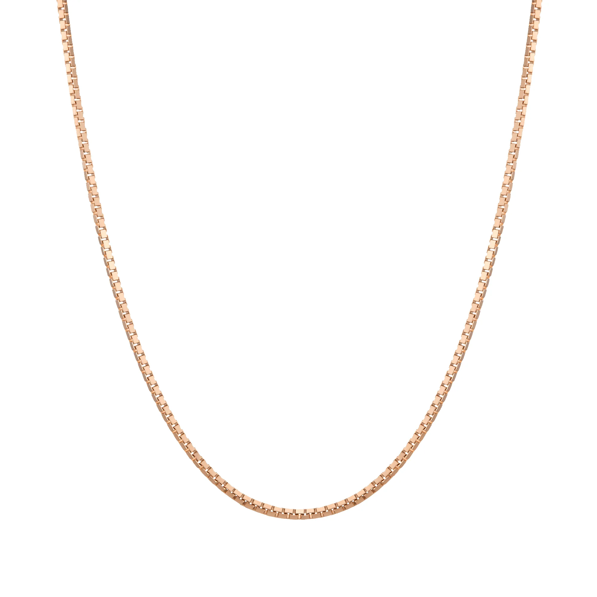 Medium Box Chain Necklace sold by Aurate product image thumbnail 2
