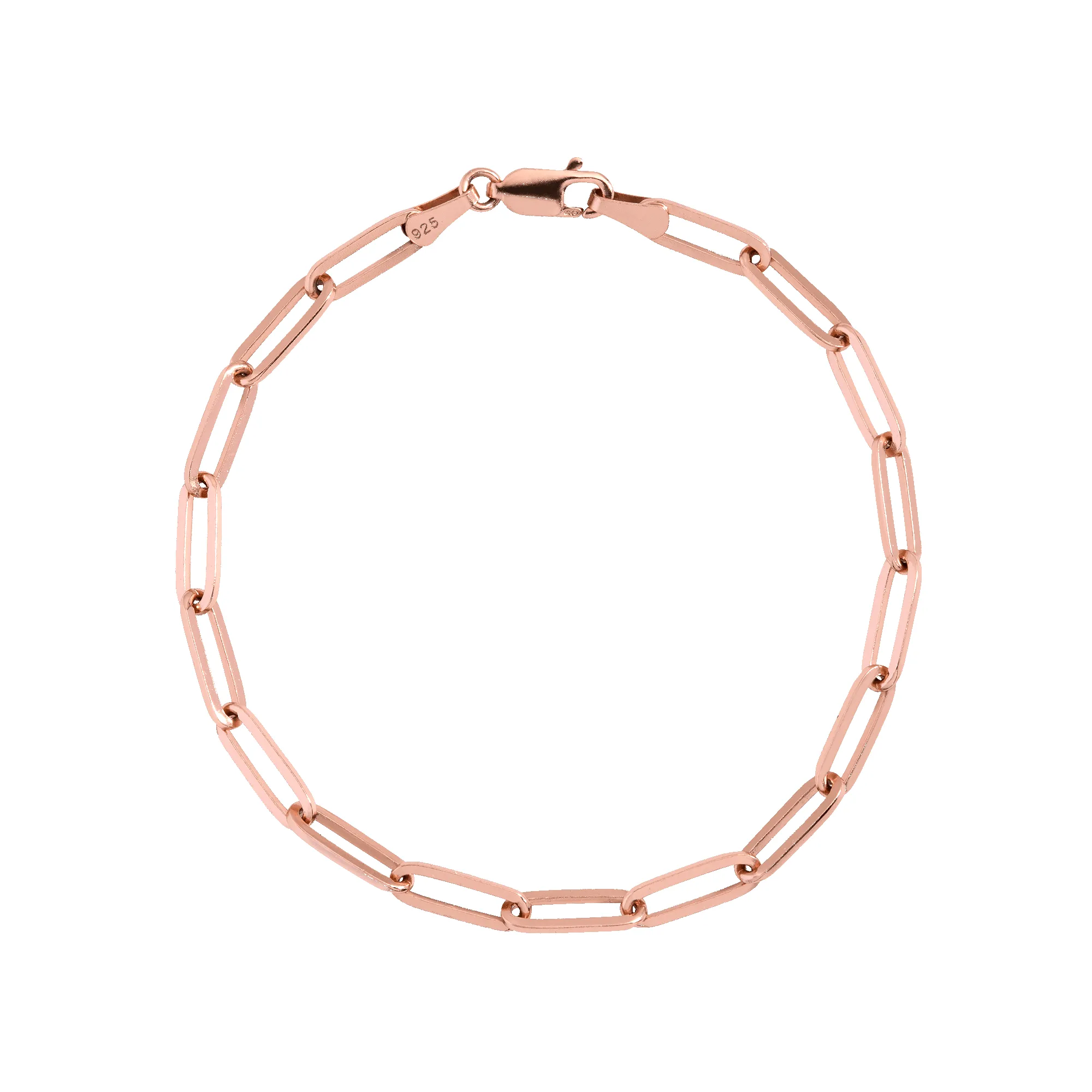 Large Paperclip Chain Bracelet sold by Aurate product image thumbnail 5