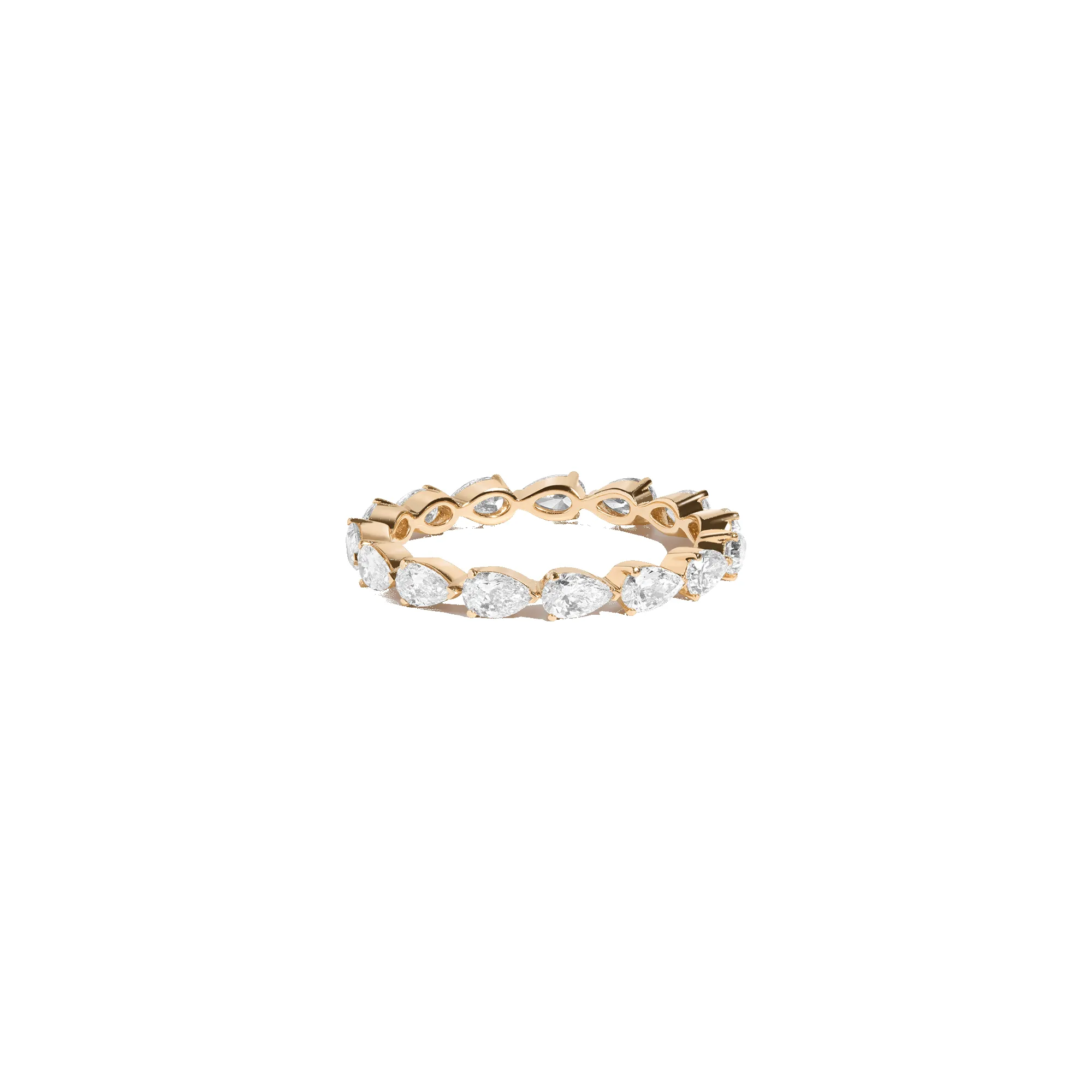 Pear Lab Grown Diamond Eternity Ring sold by Aurate product image thumbnail 4