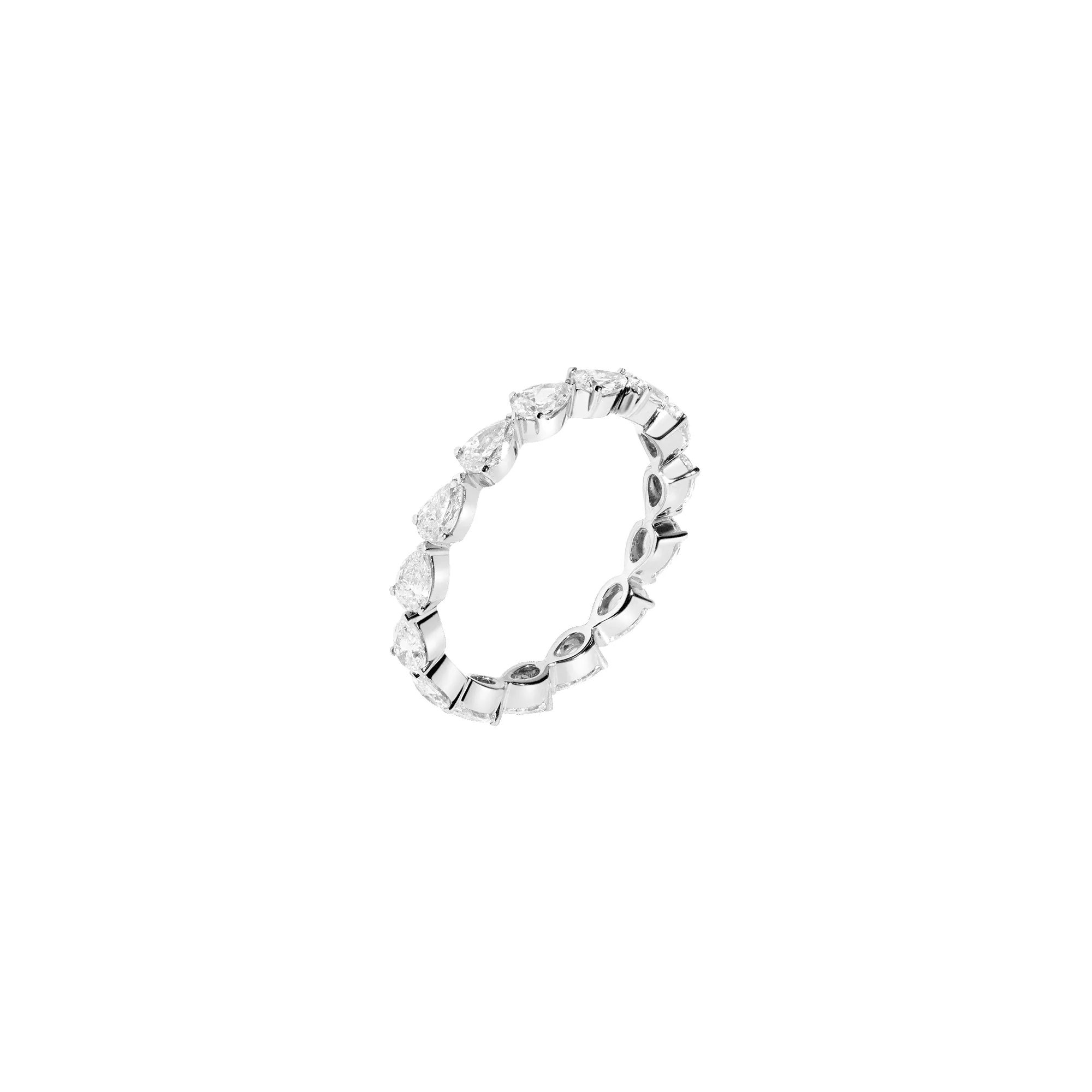 Pear Lab Grown Diamond Eternity Ring sold by Aurate product image thumbnail 3