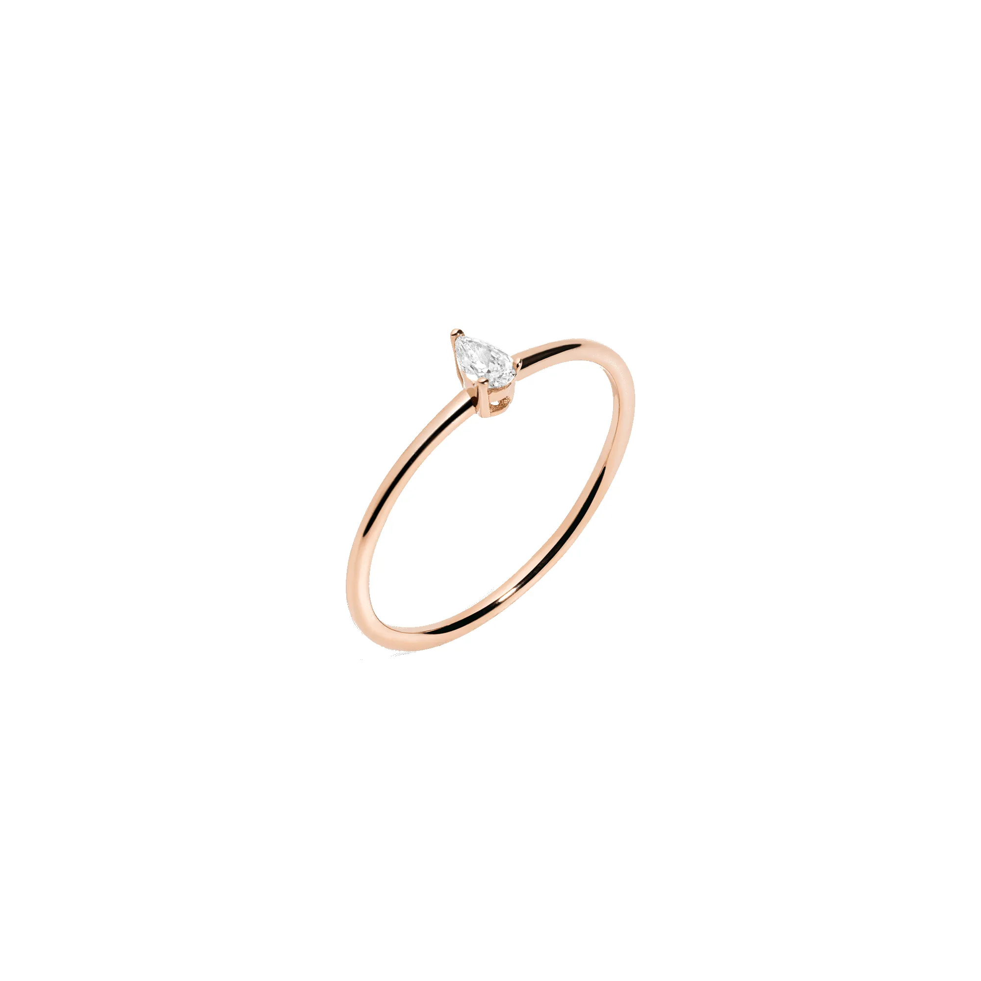Pear Lab Grown Diamond Ring sold by Aurate product image thumbnail 5
