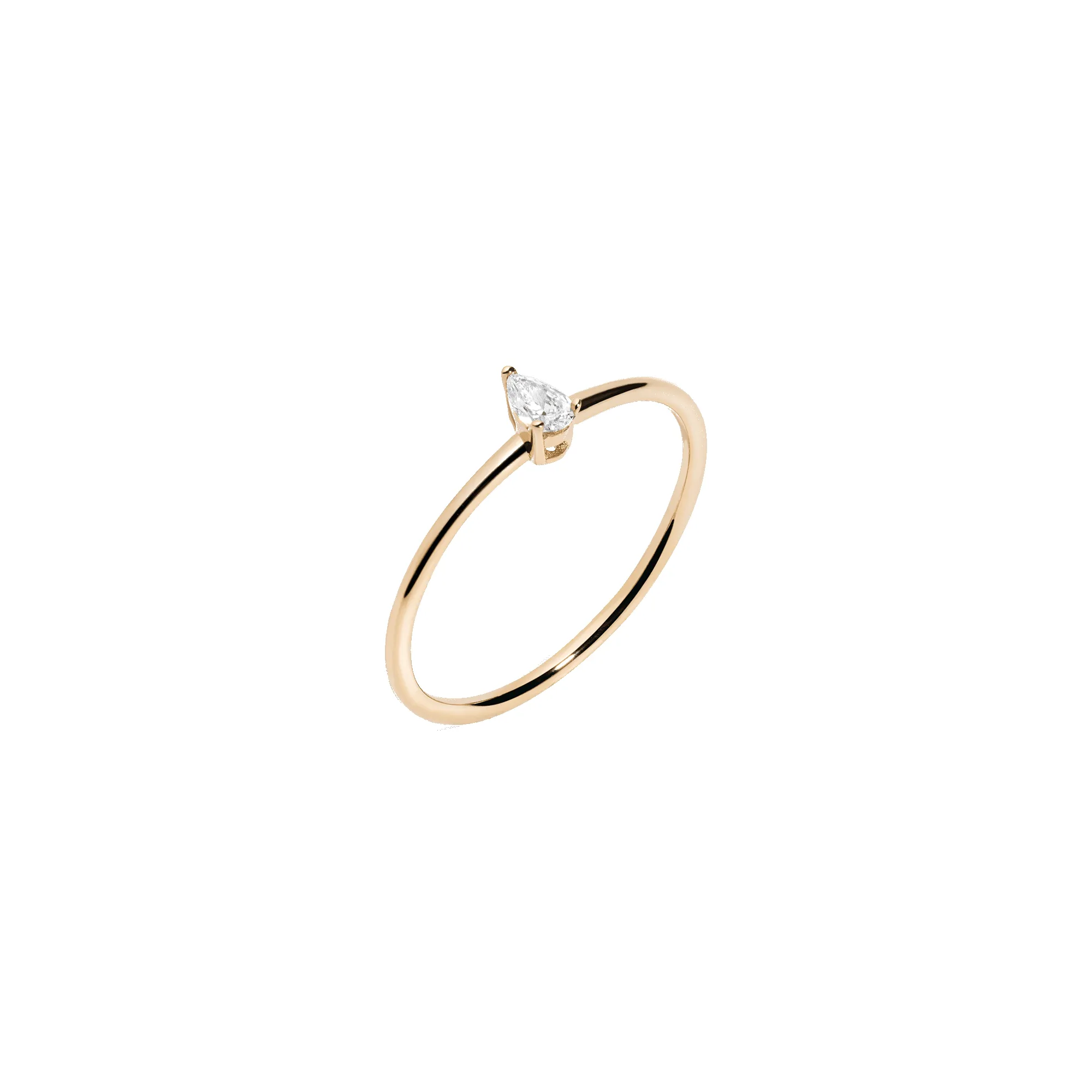 Pear Lab Grown Diamond Ring sold by Aurate product image thumbnail 4