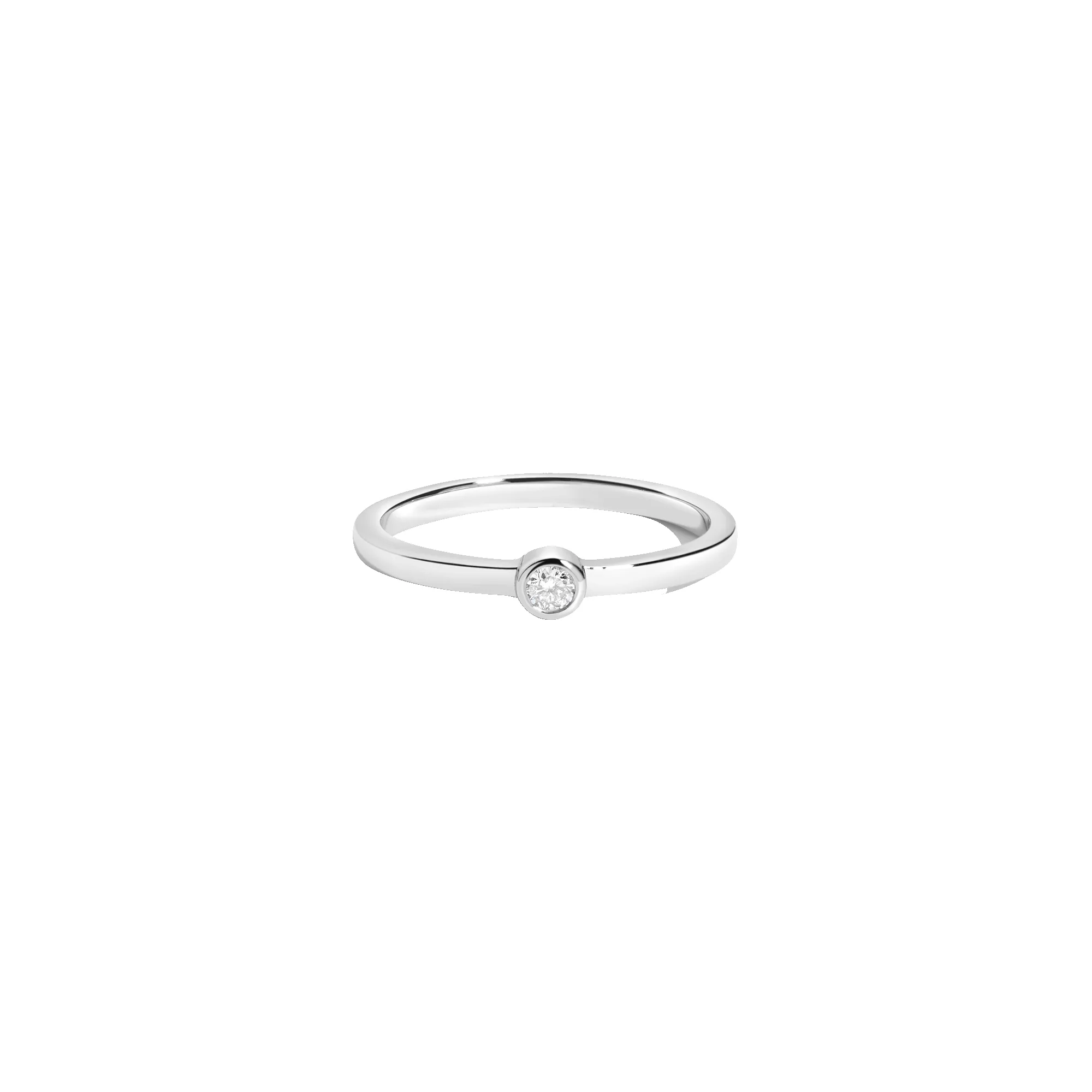 Lab Grown Diamond Bezel Ring sold by Aurate product image thumbnail 4