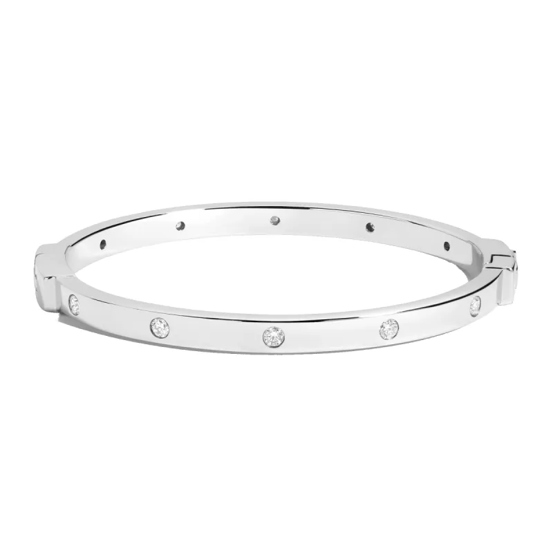 Lab Grown Diamond Station Cuff Bracelet sold by Aurate