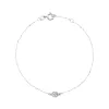 Medium Lab Grown Diamond Bezel Bracelet sold by Aurate