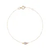 Medium Lab Grown Diamond Bezel Bracelet sold by Aurate