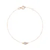 Medium Lab Grown Diamond Bezel Bracelet sold by Aurate