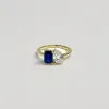 2tcw Toi et Moi Ring - Lab Grown Diamond and Blue Sapphire sold by Aurate