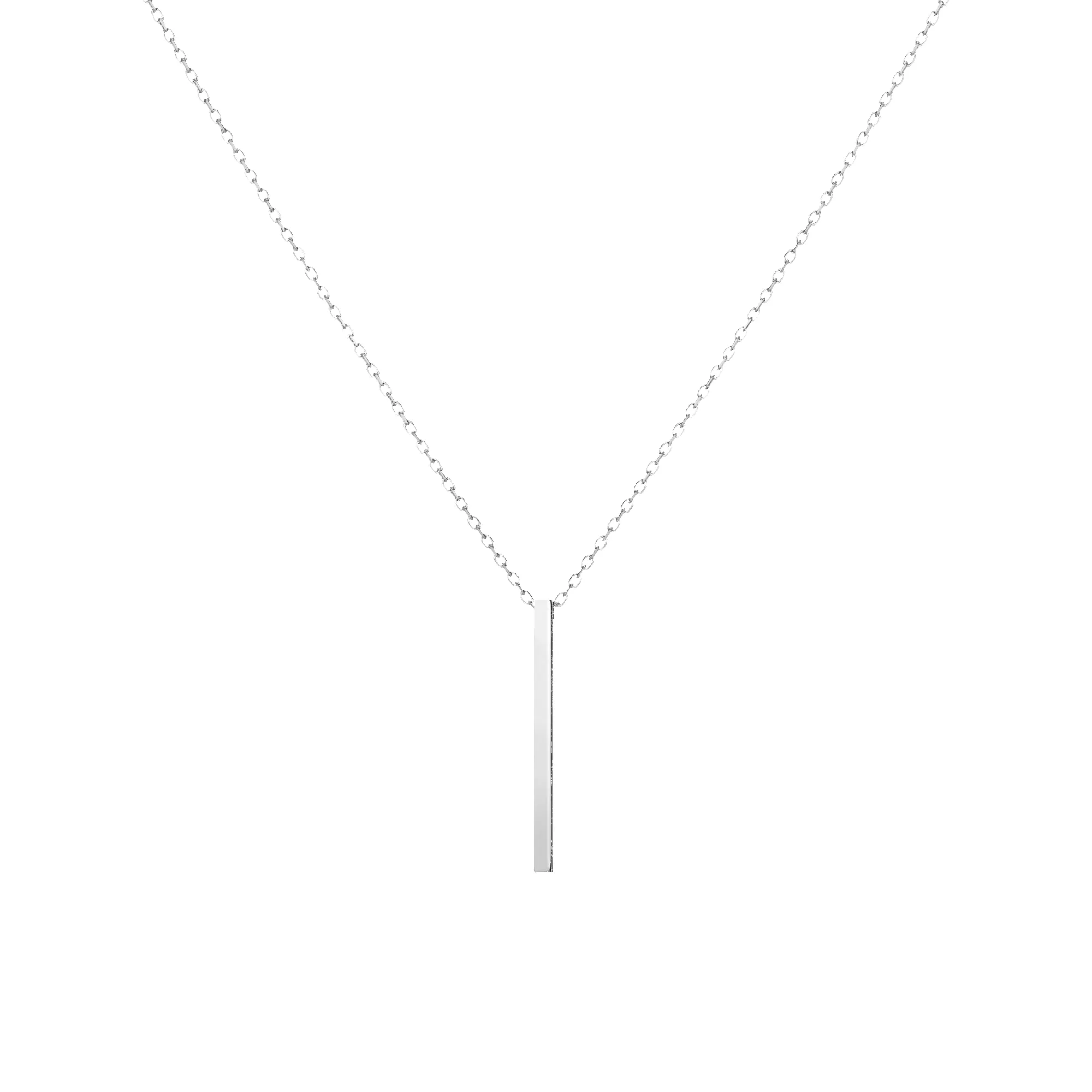 Short Gold Bar Drop Necklace sold by Aurate product image thumbnail 3