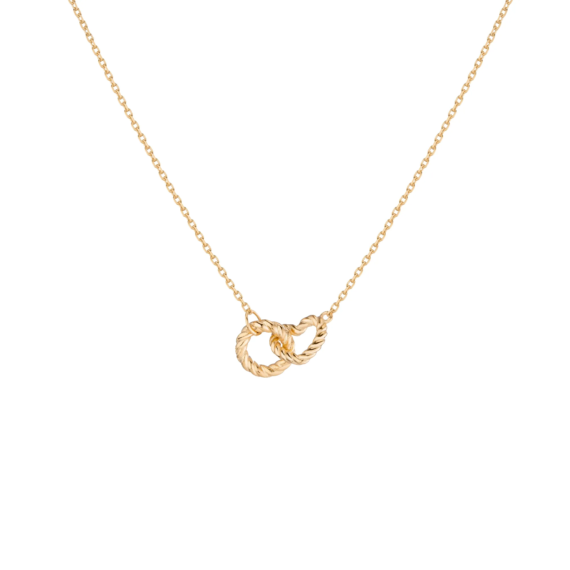 Heart Twist Connection Necklace sold by Aurate