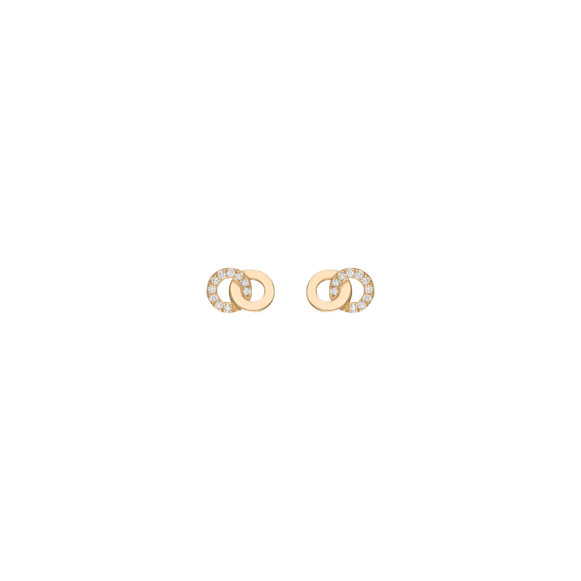 Lab Grown Diamond Connection Stud Earrings sold by Aurate