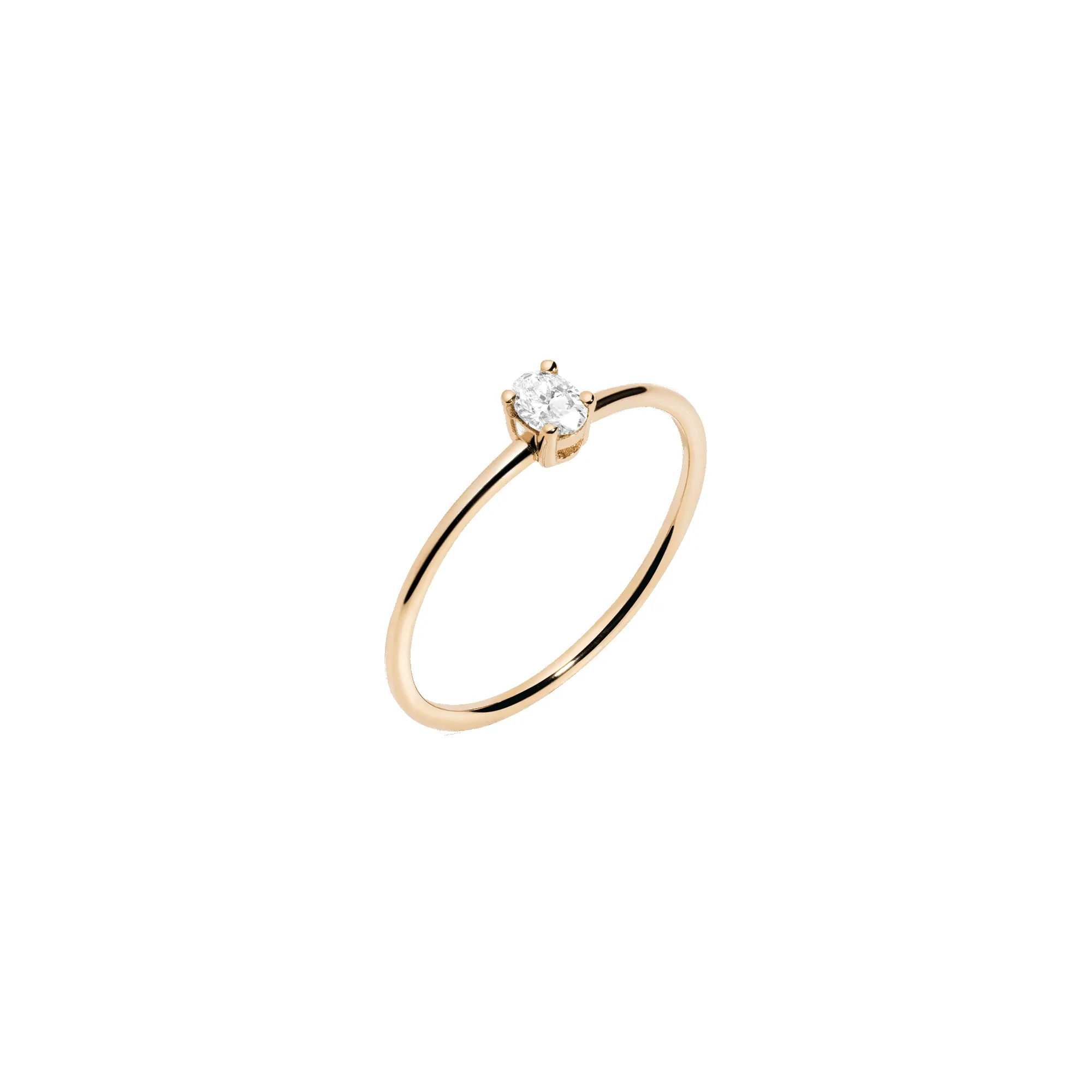 Oval Lab Grown Diamond Ring sold by Aurate product image thumbnail 4