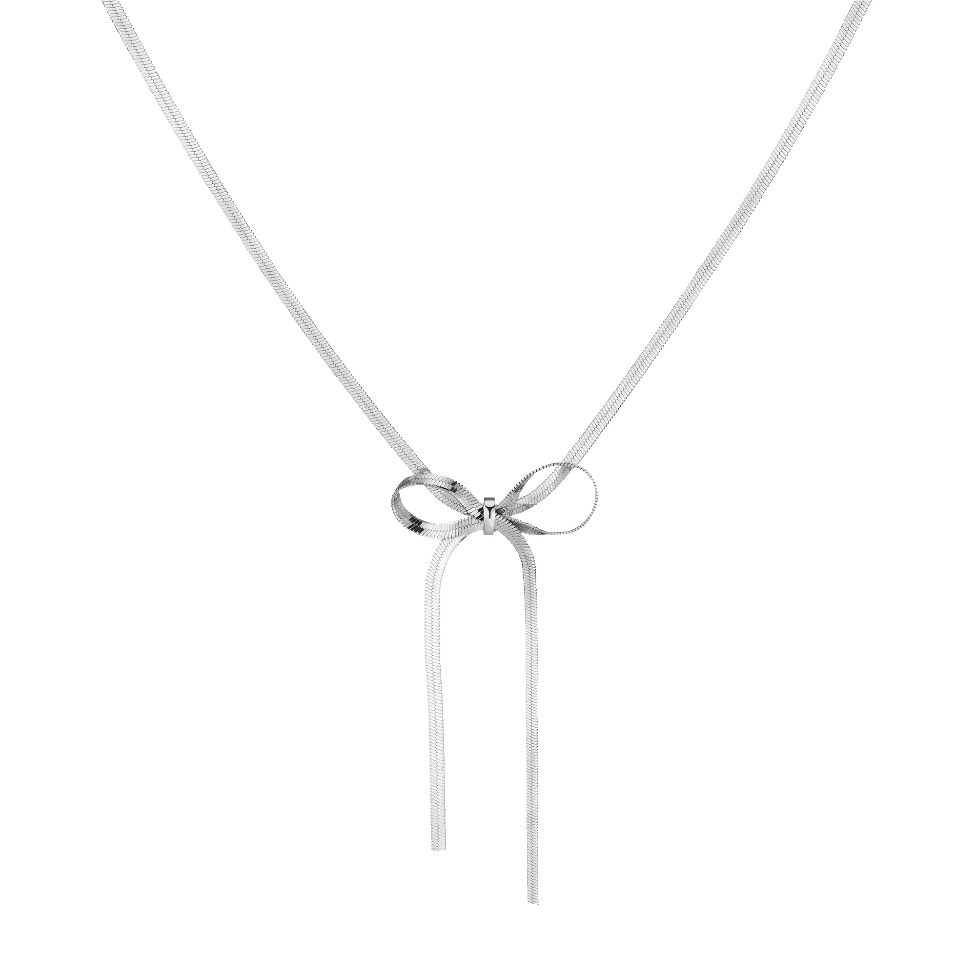 Herringbone Bow Choker sold by Aurate product image thumbnail 2