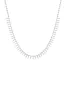 Aurate x Frye: Marquise Fringe Necklace sold by Aurate