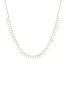 Aurate x Frye: Marquise Fringe Necklace sold by Aurate