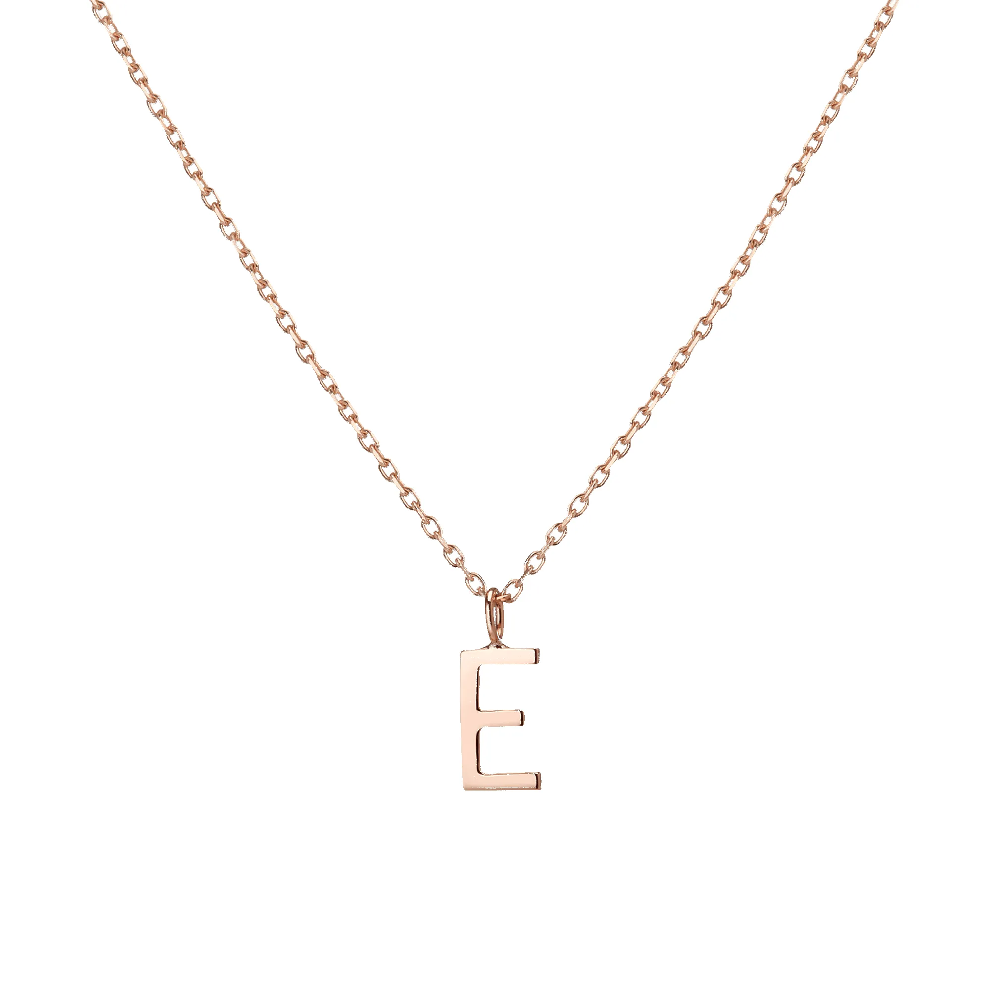 Classic Gold Letter Necklace 18K sold by Aurate product image thumbnail 5