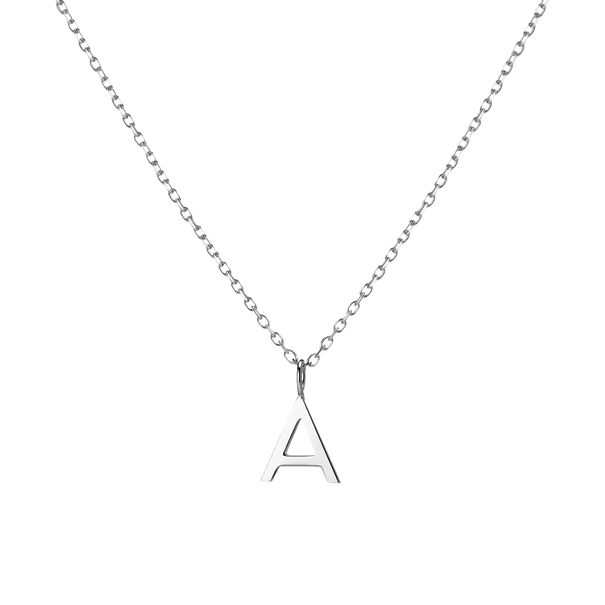 Classic Gold Letter Necklace 18K sold by Aurate product image thumbnail 3