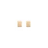Extra Wide Hinged Huggie Earrings - 12mm sold by Aurate