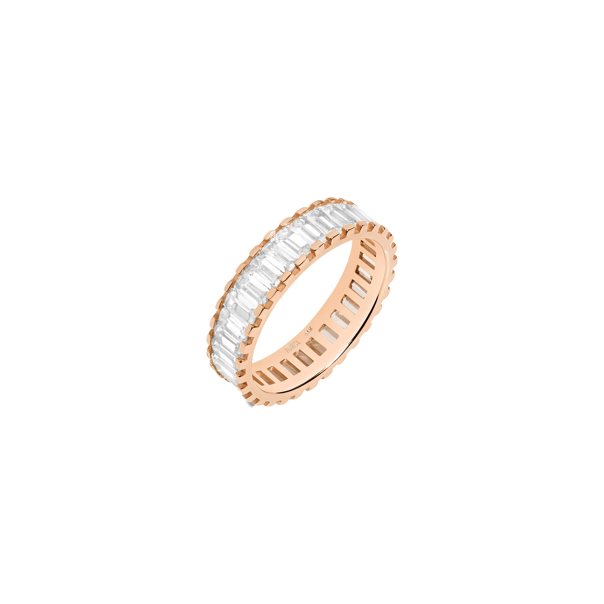 XL Bold Diamond Baguette Ring sold by Aurate product image thumbnail 3