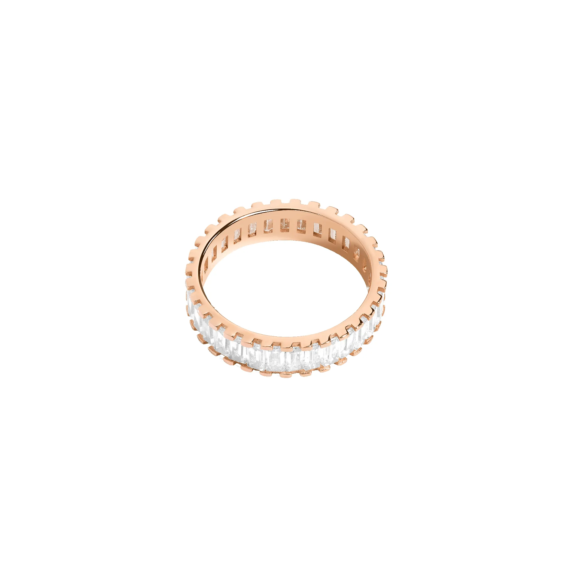 XL Bold Diamond Baguette Ring sold by Aurate product image thumbnail 5