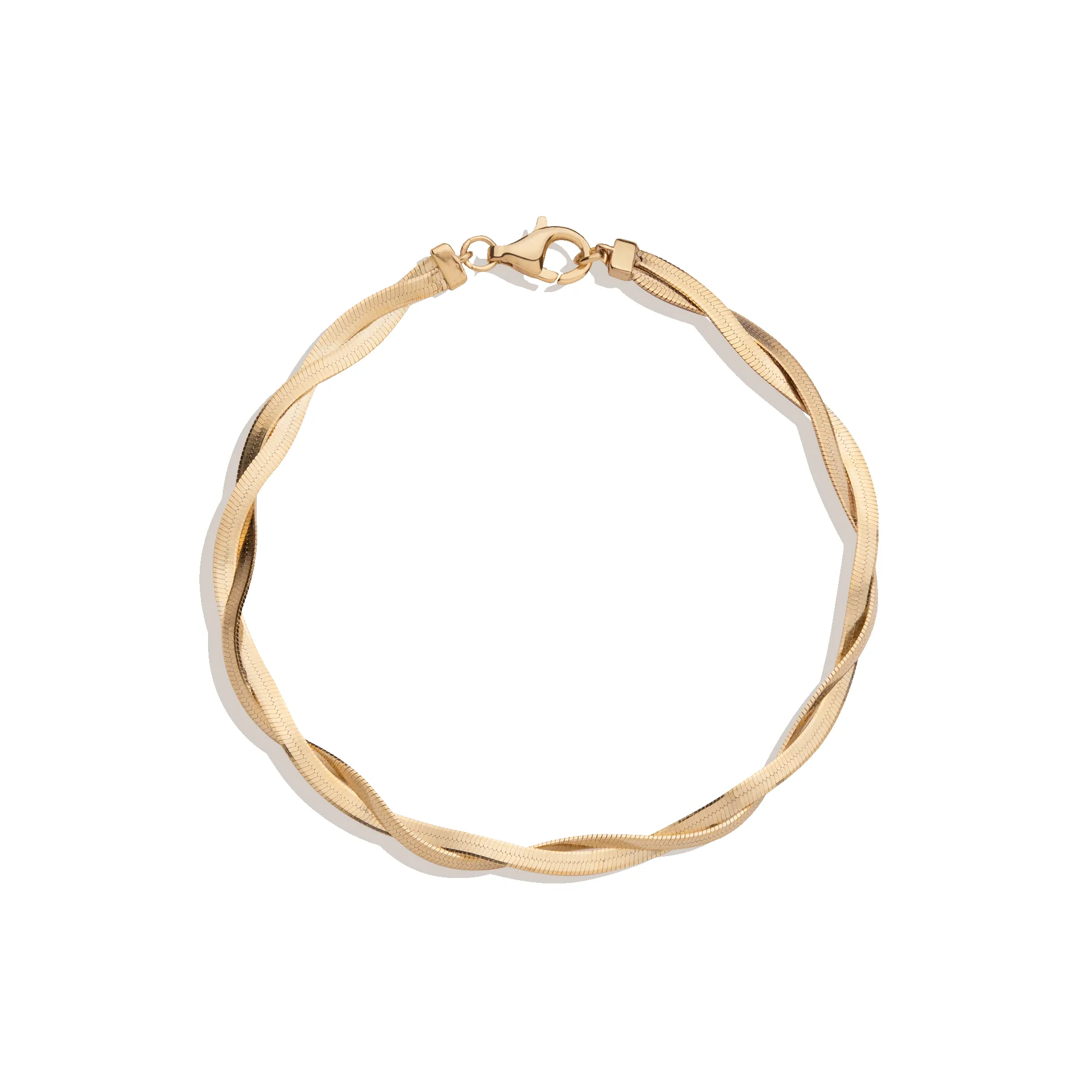 Herringbone Twist Bracelet sold by Aurate