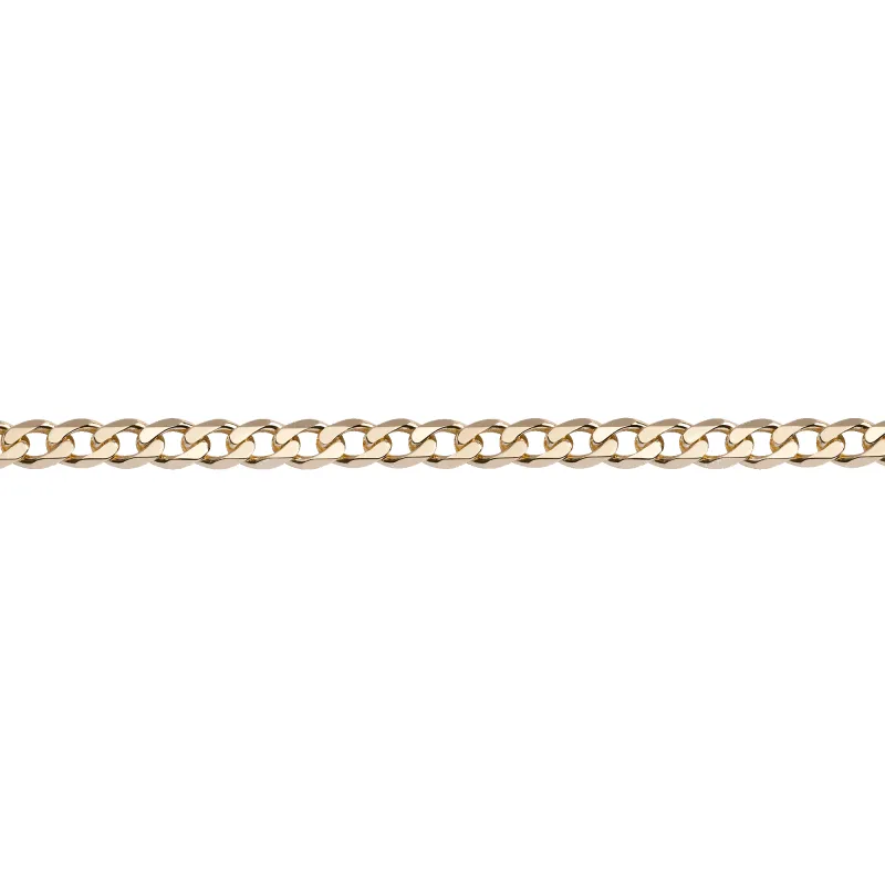 XL Gold Curb Chain Bracelet sold by Aurate