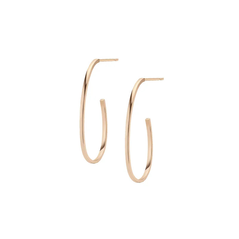 Oval Swoosh Hoop Large sold by Aurate