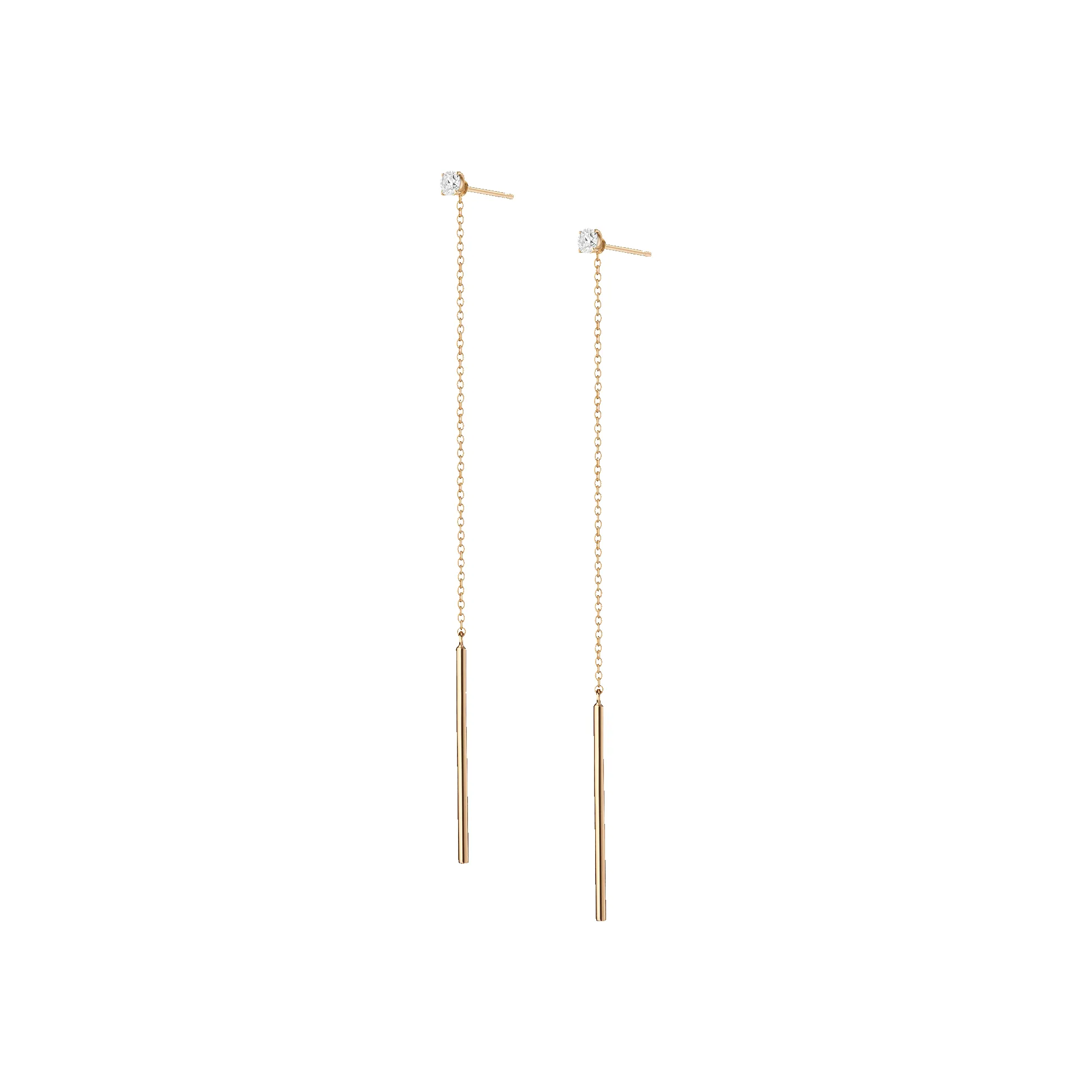 Aurate x Frye: Lab Grown Diamond Lariat Earrings sold by Aurate product image thumbnail 2