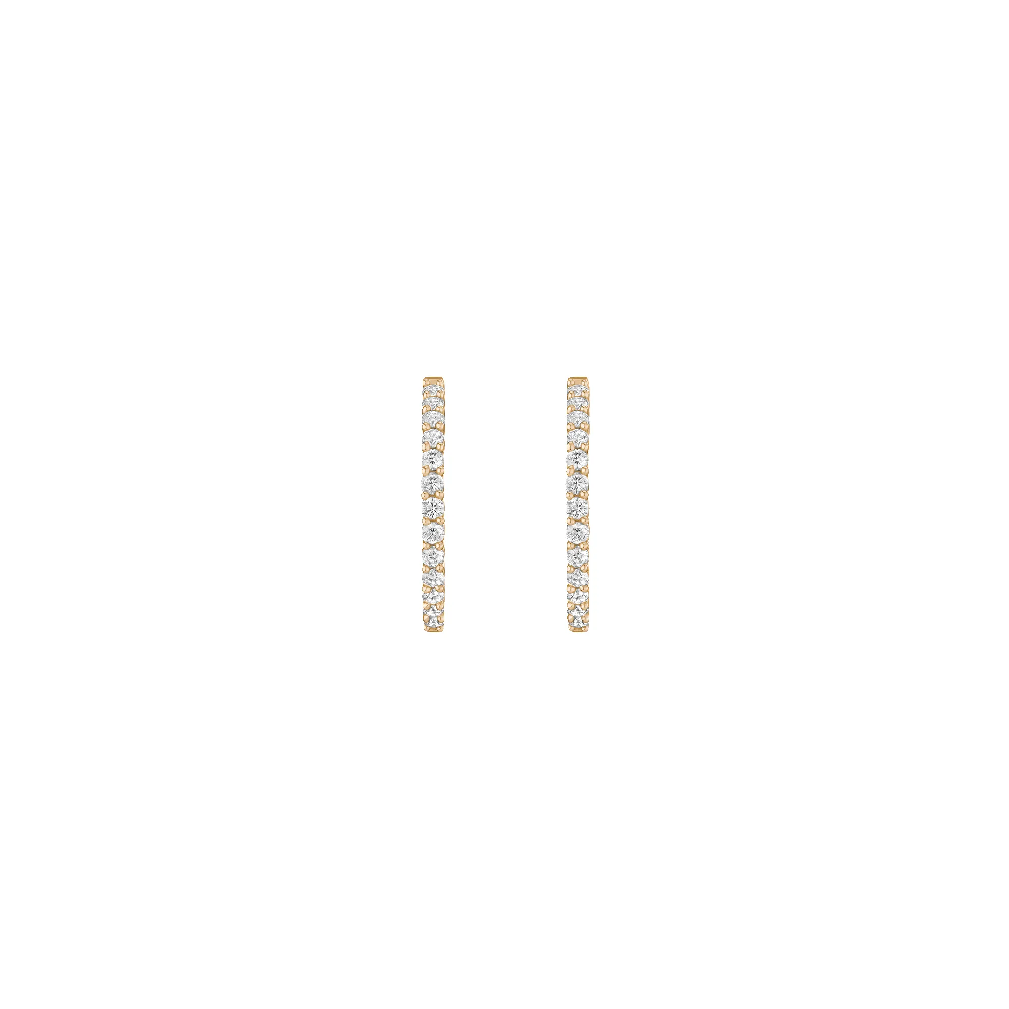 1ct Luxury Lab Grown Diamond Hoops sold by Aurate product image thumbnail 4