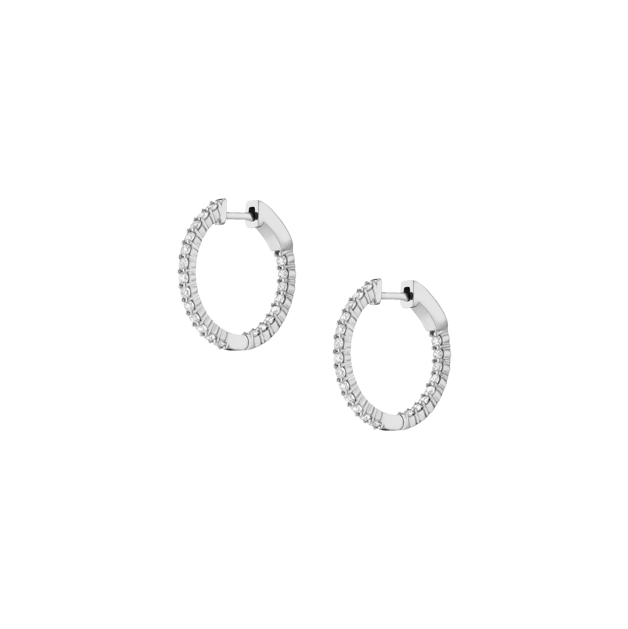 1ct Luxury Lab Grown Diamond Hoops sold by Aurate
