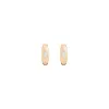 Chunky Lab Grown Diamond Marquise Huggie Earrings sold by Aurate