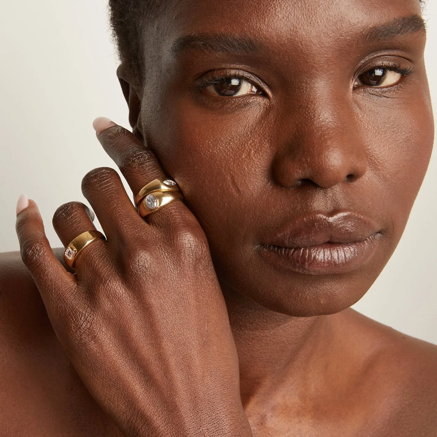 Chunky Lab Grown Diamond Marquise Ring sold by Aurate product image thumbnail 5