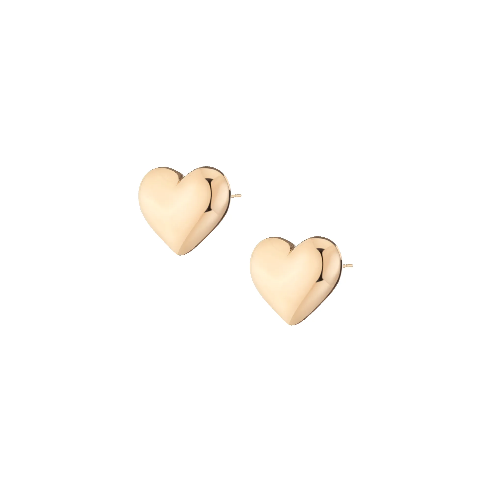 Pillow Heart Stud Earrings sold by Aurate product image thumbnail 3