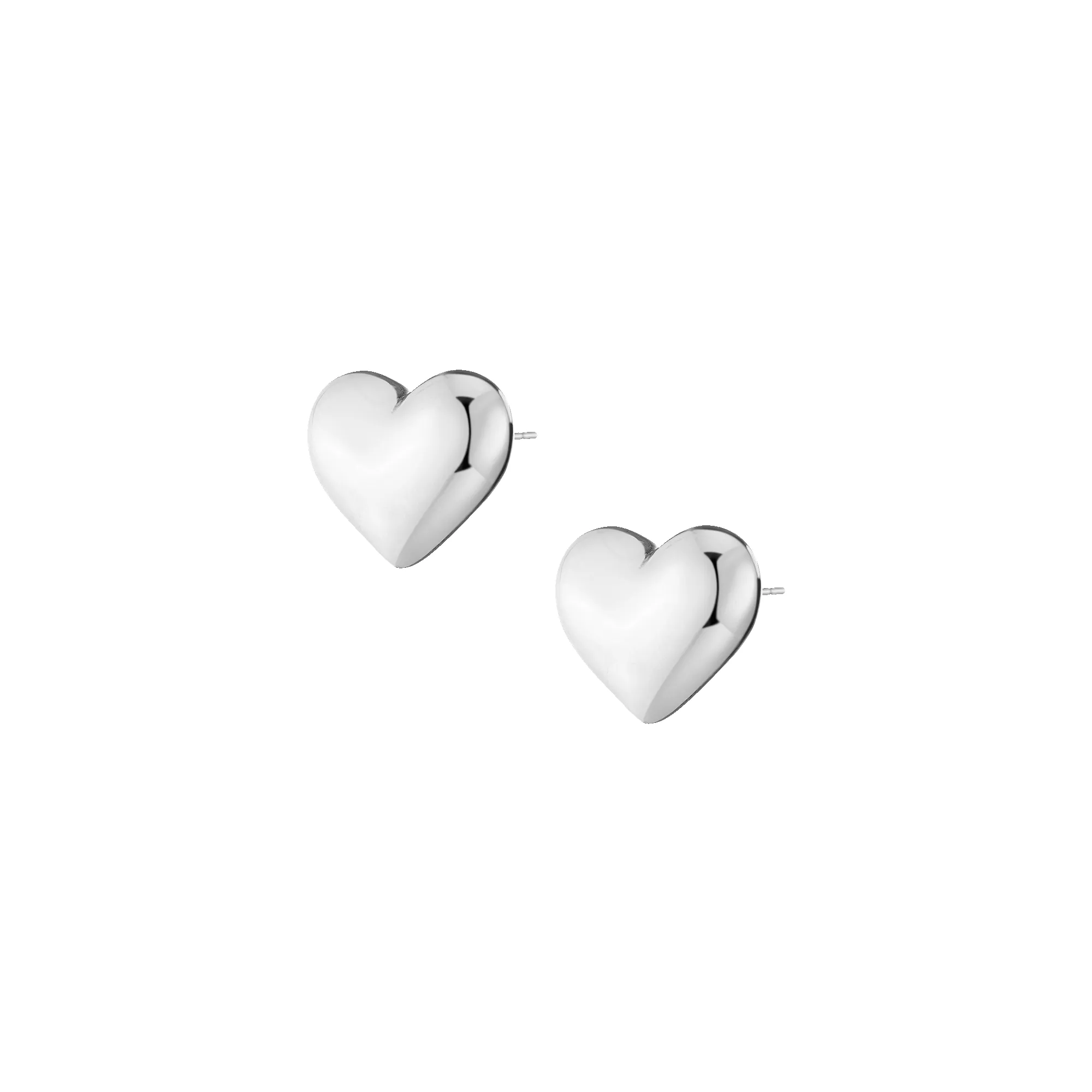 Pillow Heart Stud Earrings sold by Aurate product image thumbnail 4