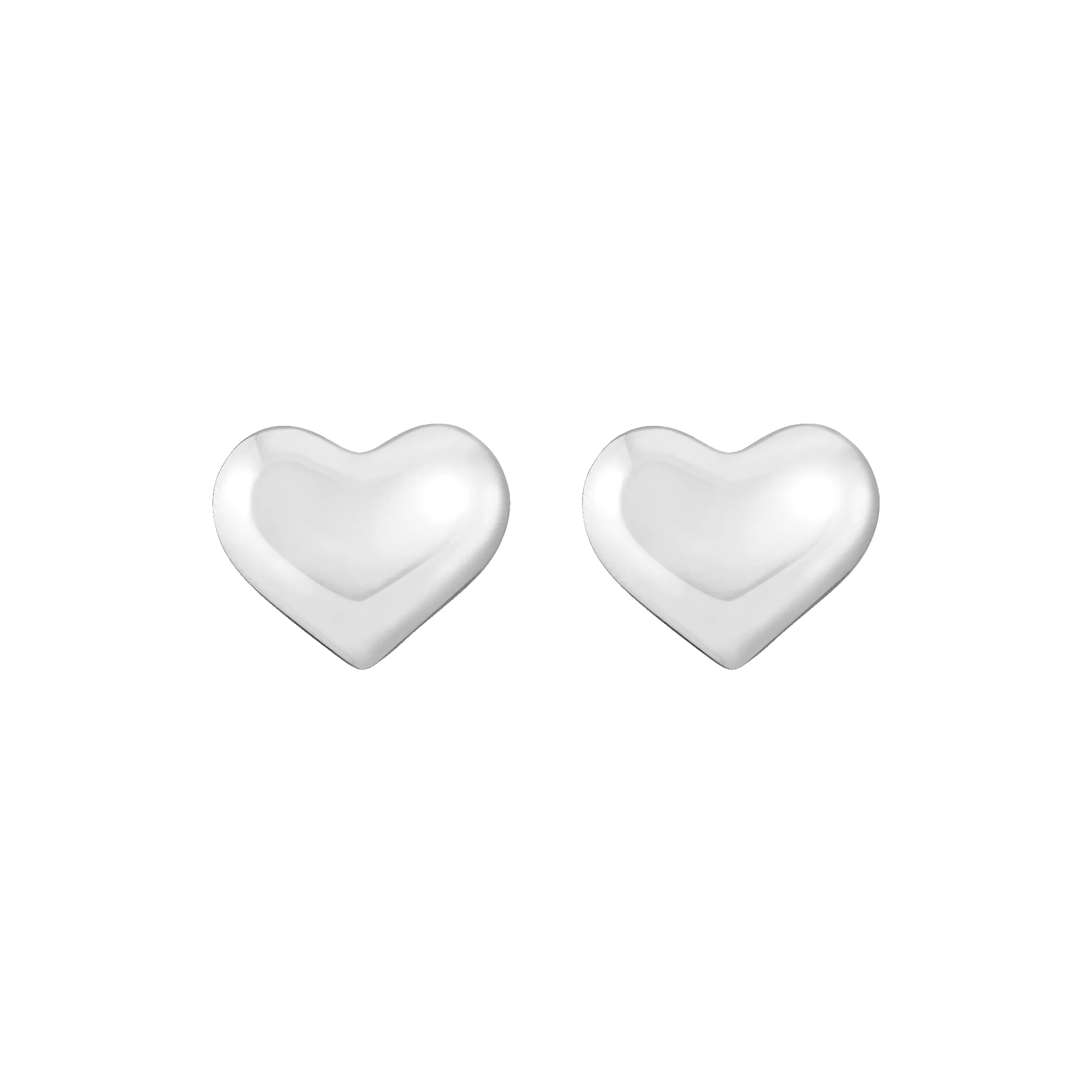 Pillow Heart Stud Earrings sold by Aurate product image thumbnail 2