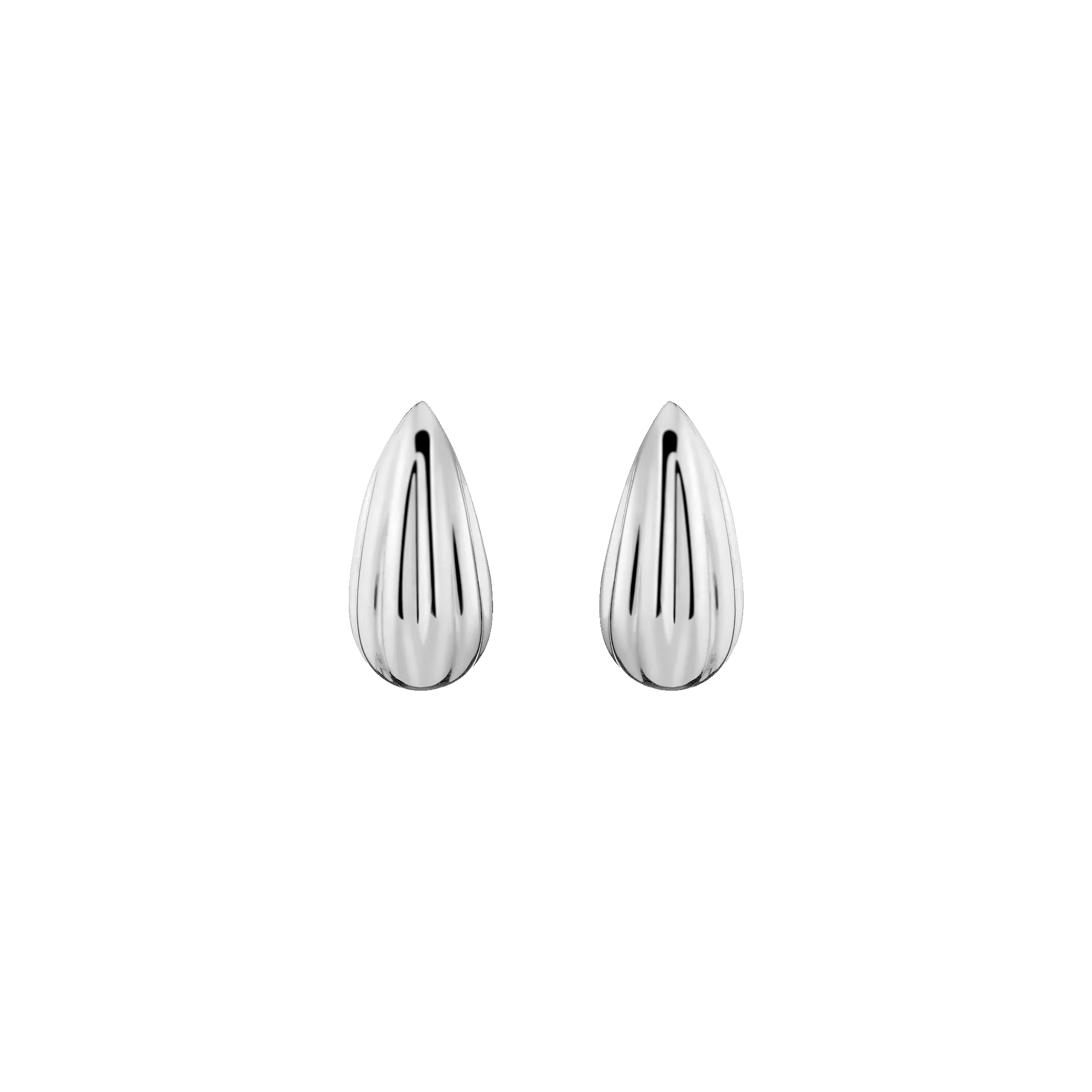 Fluted Teardrop Earrings sold by Aurate product image thumbnail 2