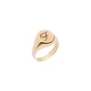 Round Signet Ring sold by Aurate