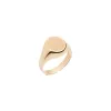 Round Signet Ring sold by Aurate