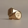 Round Signet Ring sold by Aurate