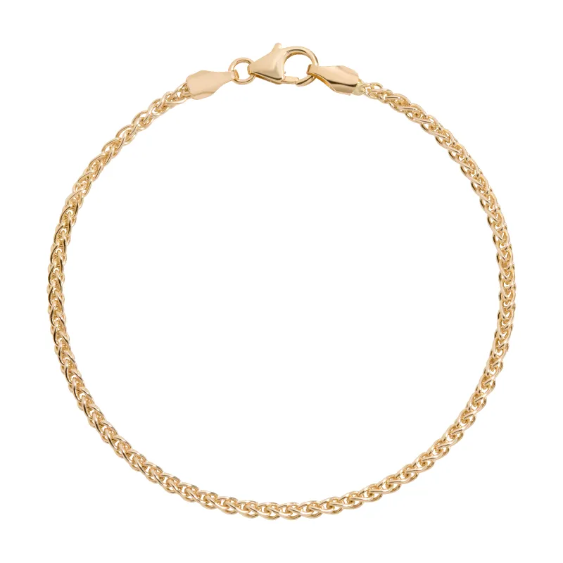 Wheat Chain Bracelet sold by Aurate
