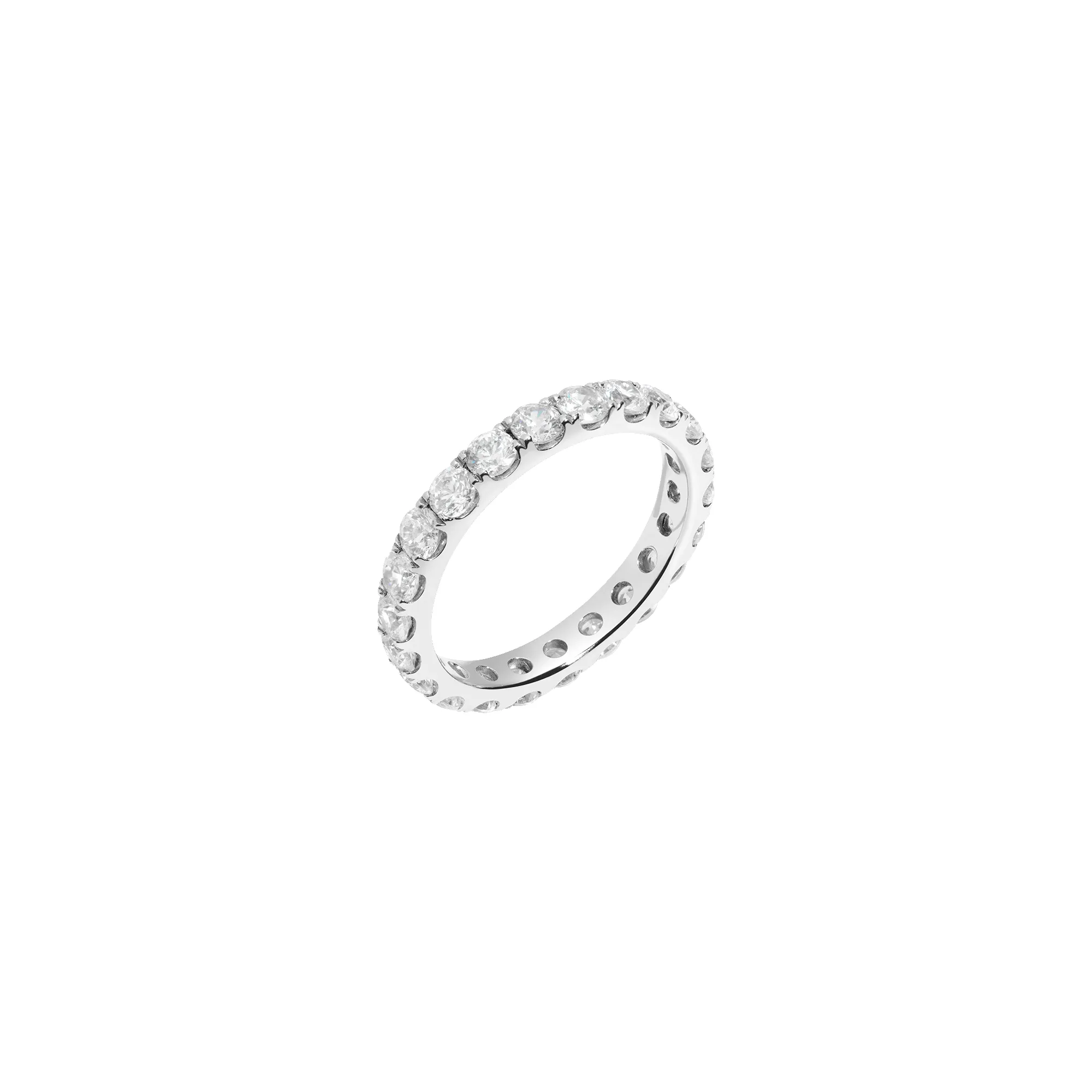 2ct Round Lab Grown Diamond Eternity Ring sold by Aurate product image thumbnail 3