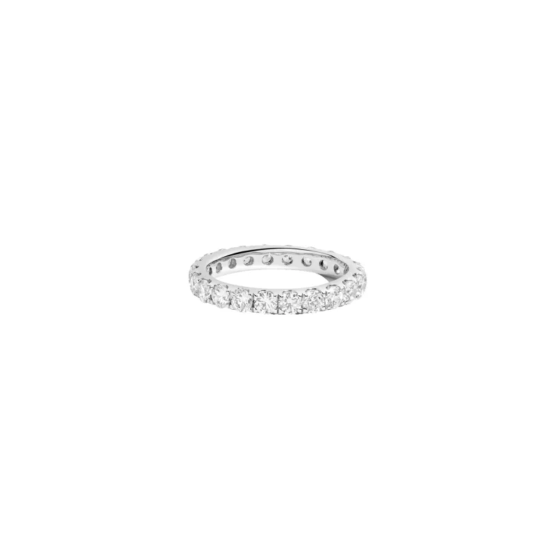 2ct Round Lab Grown Diamond Eternity Ring sold by Aurate