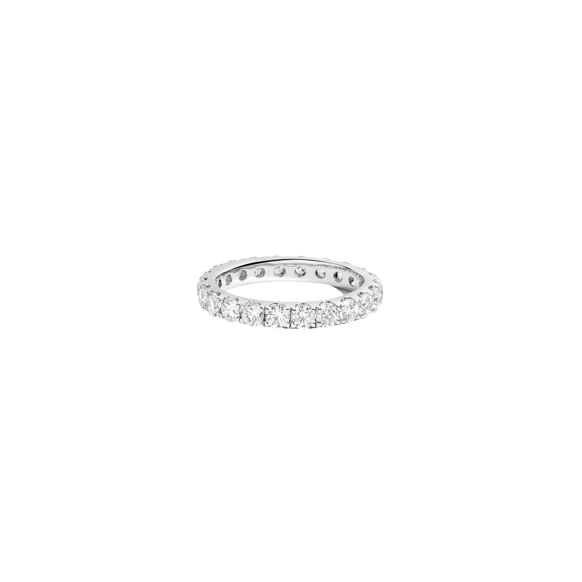 2ct Round Lab Grown Diamond Eternity Ring sold by Aurate