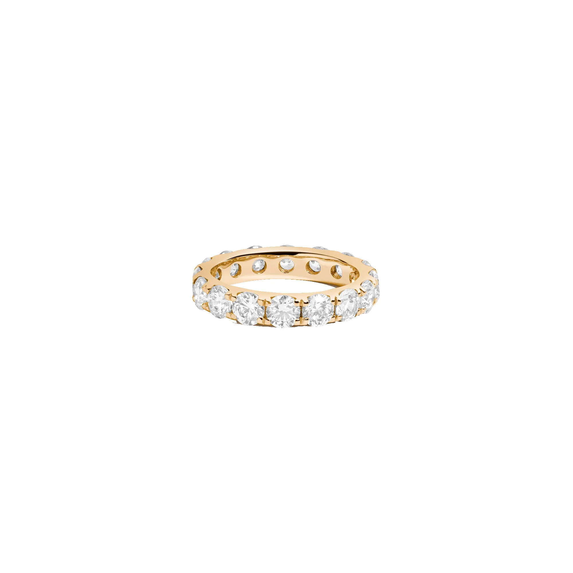 4ct Round Lab Grown Diamond Eternity Ring sold by Aurate product image thumbnail 2