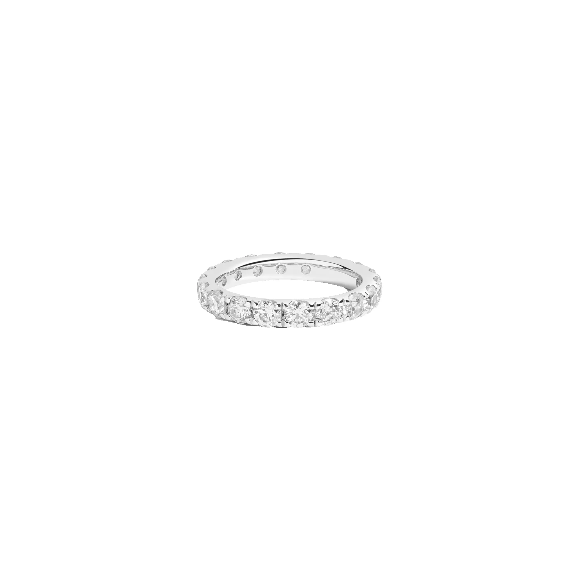 3ct Round Lab Grown Diamond Eternity Ring sold by Aurate