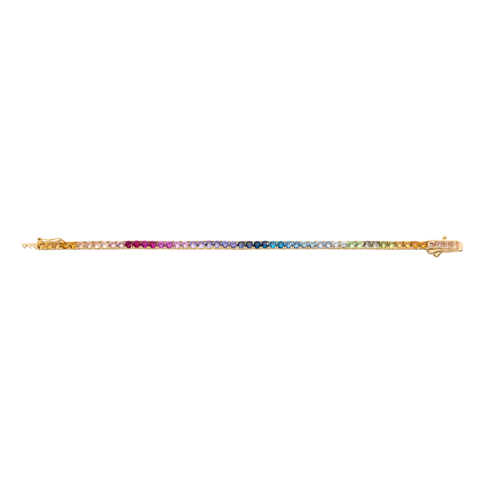 Ombré Rainbow Tennis Bracelet sold by Aurate product image thumbnail 2