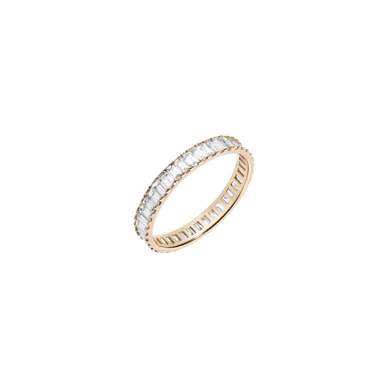 Bold Lab Grown Diamond Baguette Ring sold by Aurate